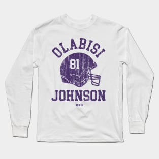 Olabisi Johnson Minnesota Helmet Font Long Sleeve T-Shirt